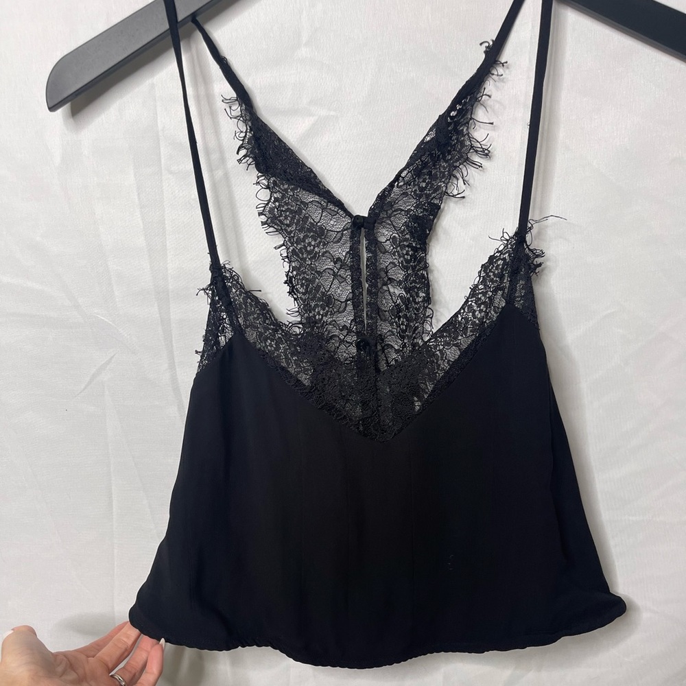 Zara black crop size small